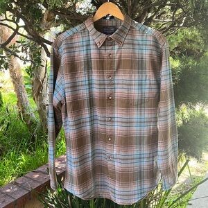 Pendleton Plaid Shirt 100% cotton size‎ L